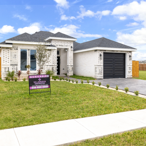 Newly built home with modern design and available for sale.